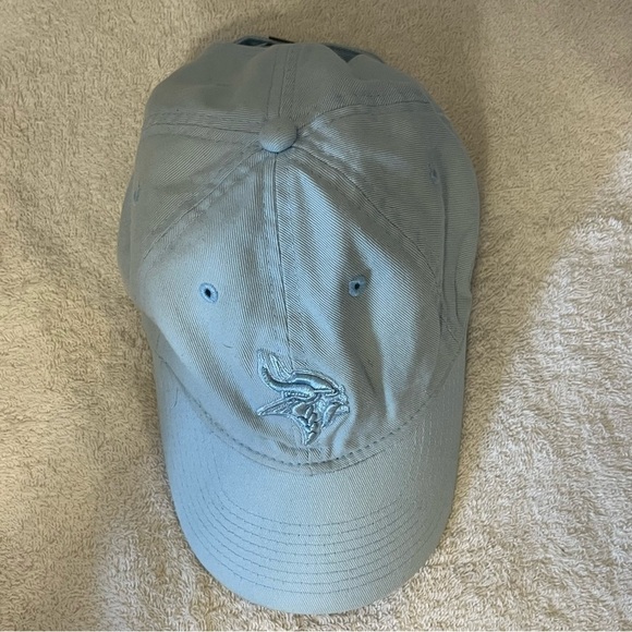 Minnesota Vikings Light Blue Embroidery Adjustable Cotton Football Cap by Reebok main image 4